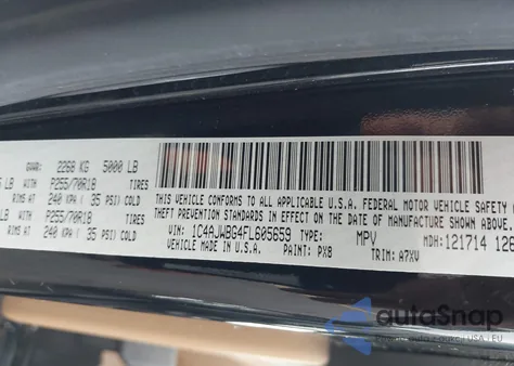 2015 Jeep Wrangler Sahara z USA, uszkodzony, nr VIN 1C4AJWBG4FL605659